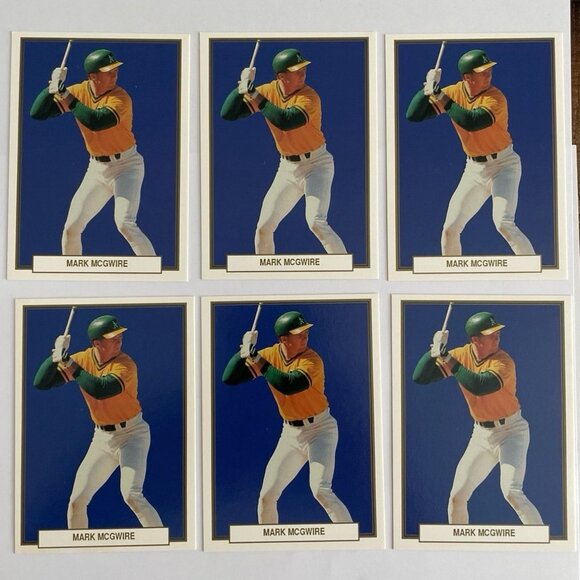 Mark McGwire 1989 All American #2 Series #3 Lot of 6 Cards - Picture 1 of 2